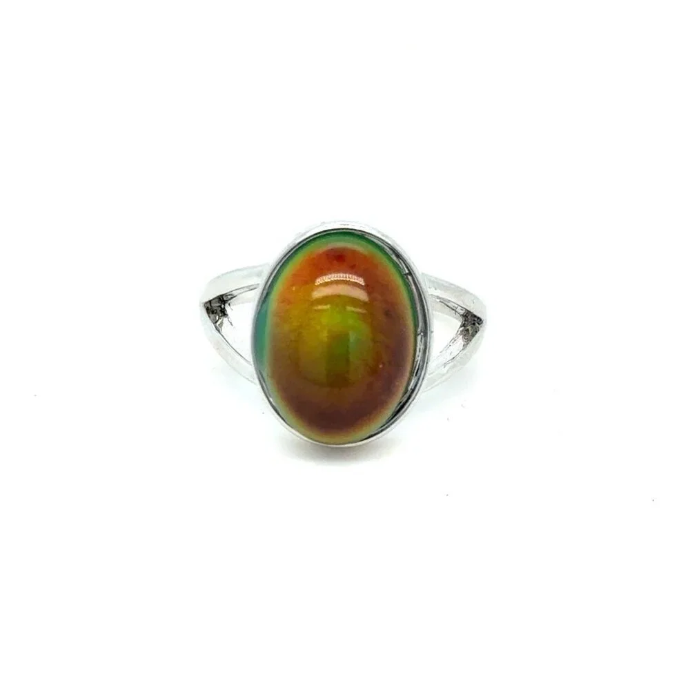 Oval Shaped Color Changing Ring‎